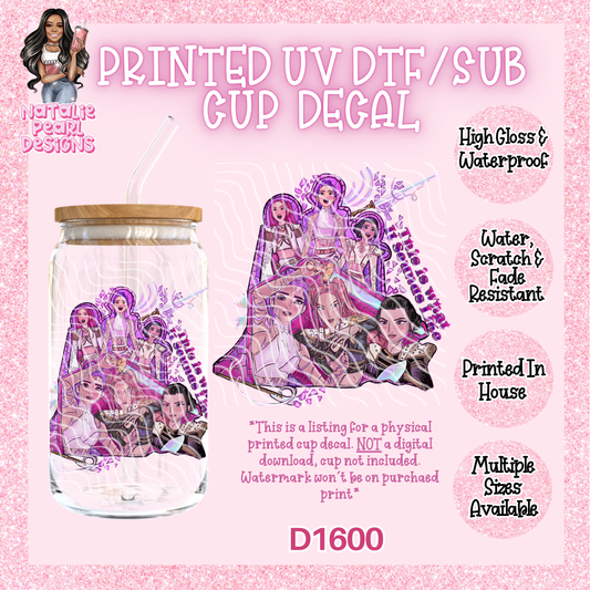 D1600 UV DTF/Sub Decal