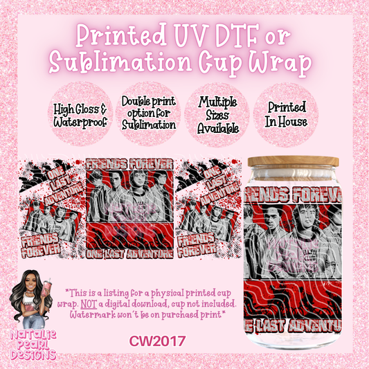 CW2017 UV DTF/SUB Cup Wraps
