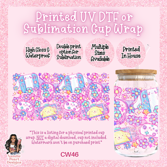 CW46 UV DTF/SUB Cup Wrap
