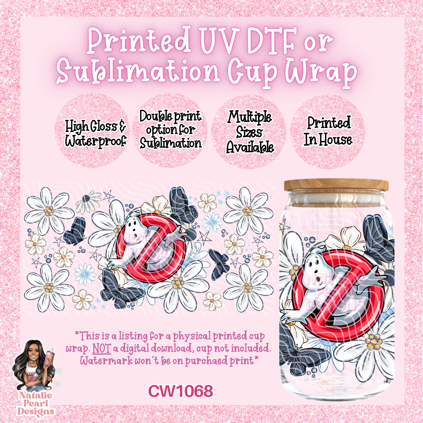 CW1068 UV DTF/SUB Cup Wrap