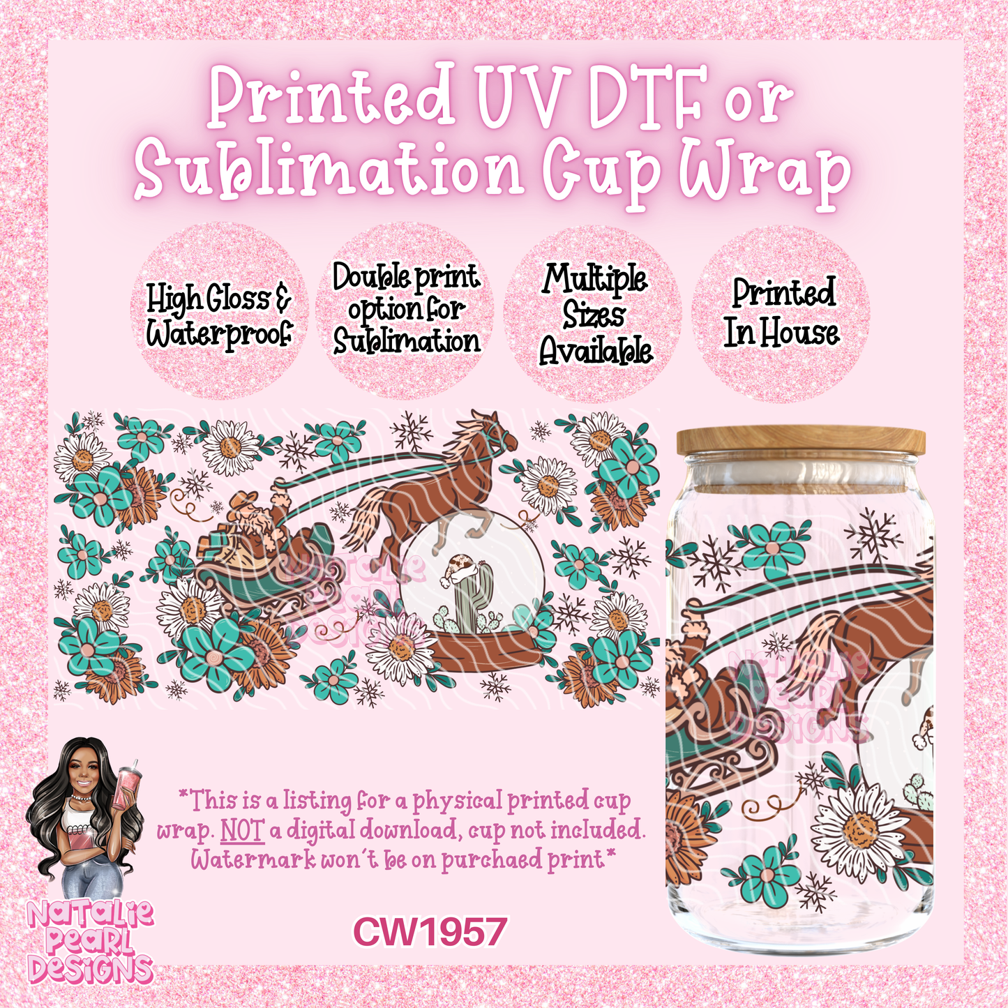 CW1957 UV DTF/SUB Cup Wraps