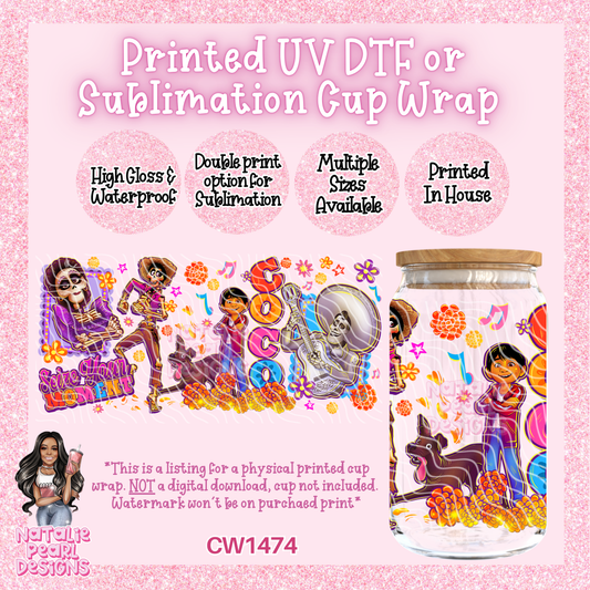 CW1474 UV DTF/SUB Cup Wrap