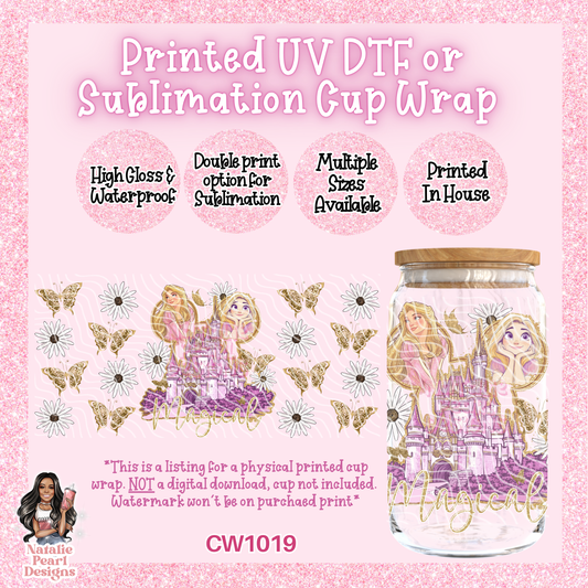 CW1019 UV DTF/SUB Cup Wrap