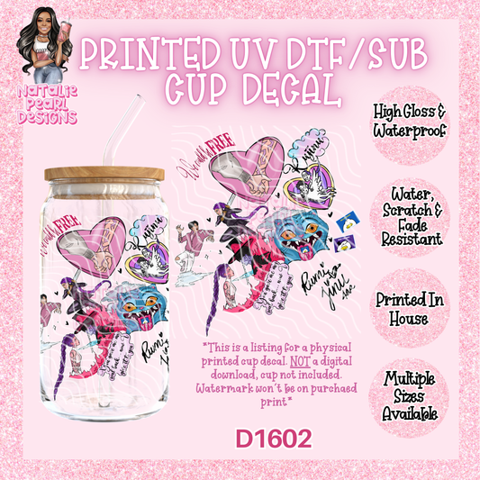 D1602 UV DTF/Sub Decal