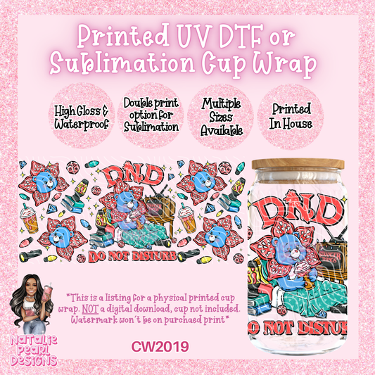 CW2019 UV DTF/SUB Cup Wraps