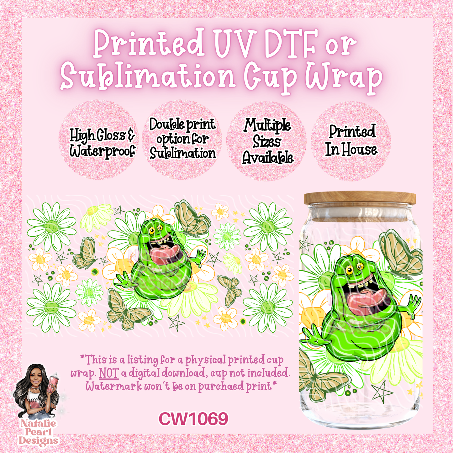 CW1069 UV DTF/SUB Cup Wrap