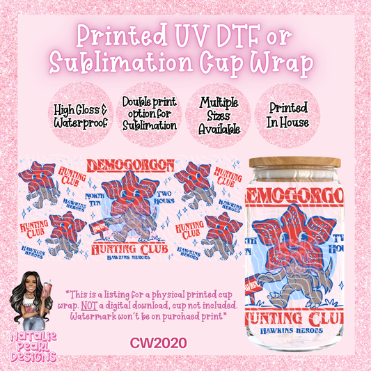 CW2020 UV DTF/SUB Cup Wraps