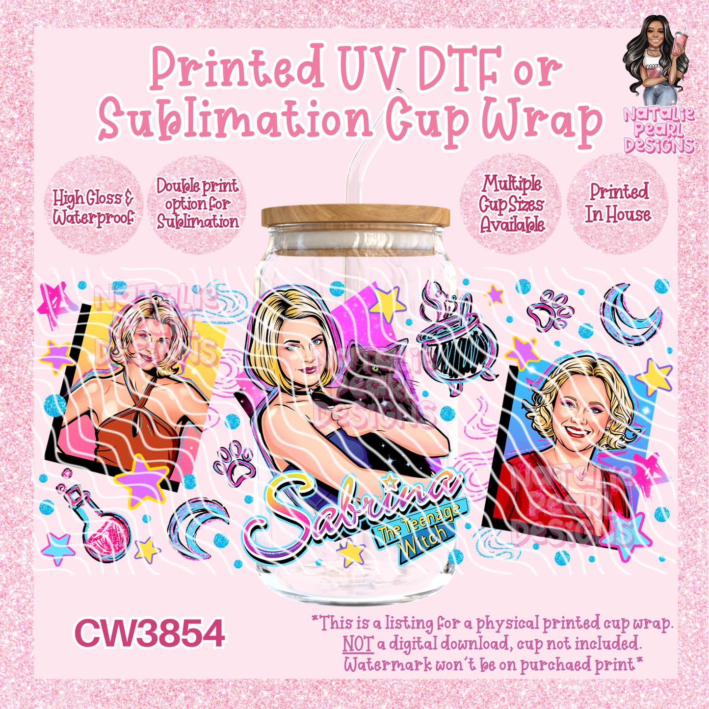 CW3854 UV DTF/SUB Cup Wraps