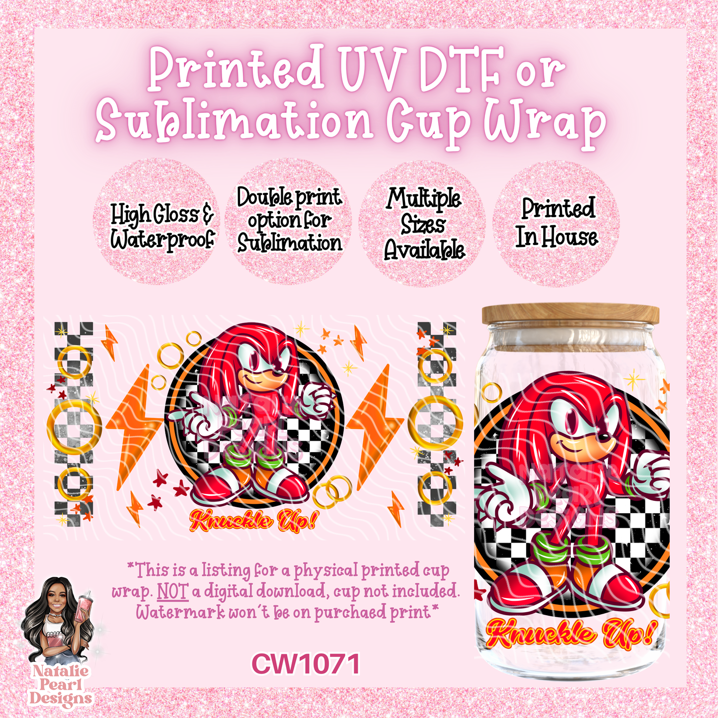 CW1071 UV DTF/SUB Cup Wrap