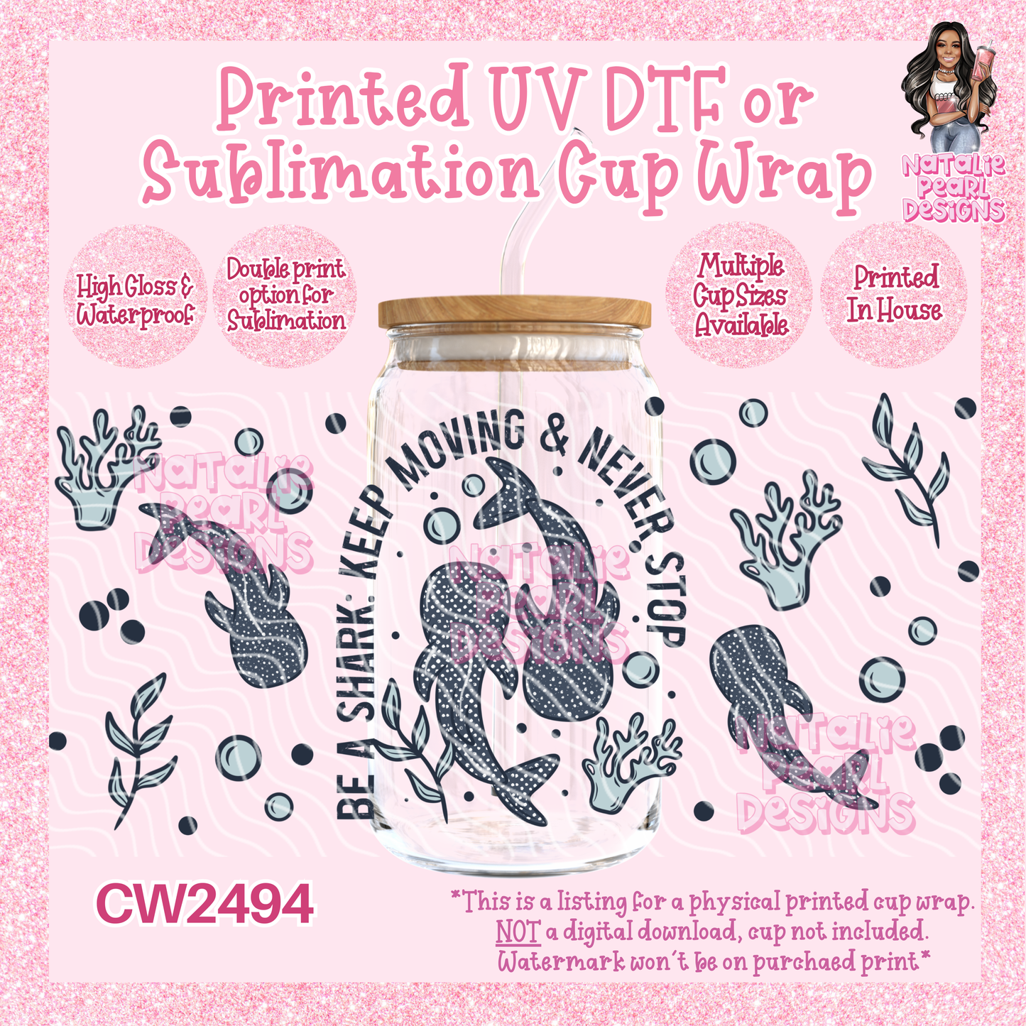CW2494 UV DTF/SUB Cup Wraps
