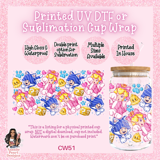 CW51 UV DTF/SUB Cup Wrap