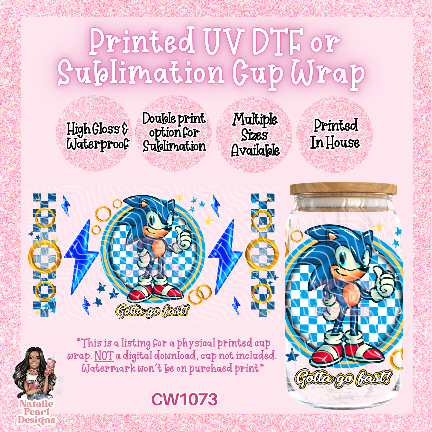 CW1073 UV DTF/SUB Cup Wrap