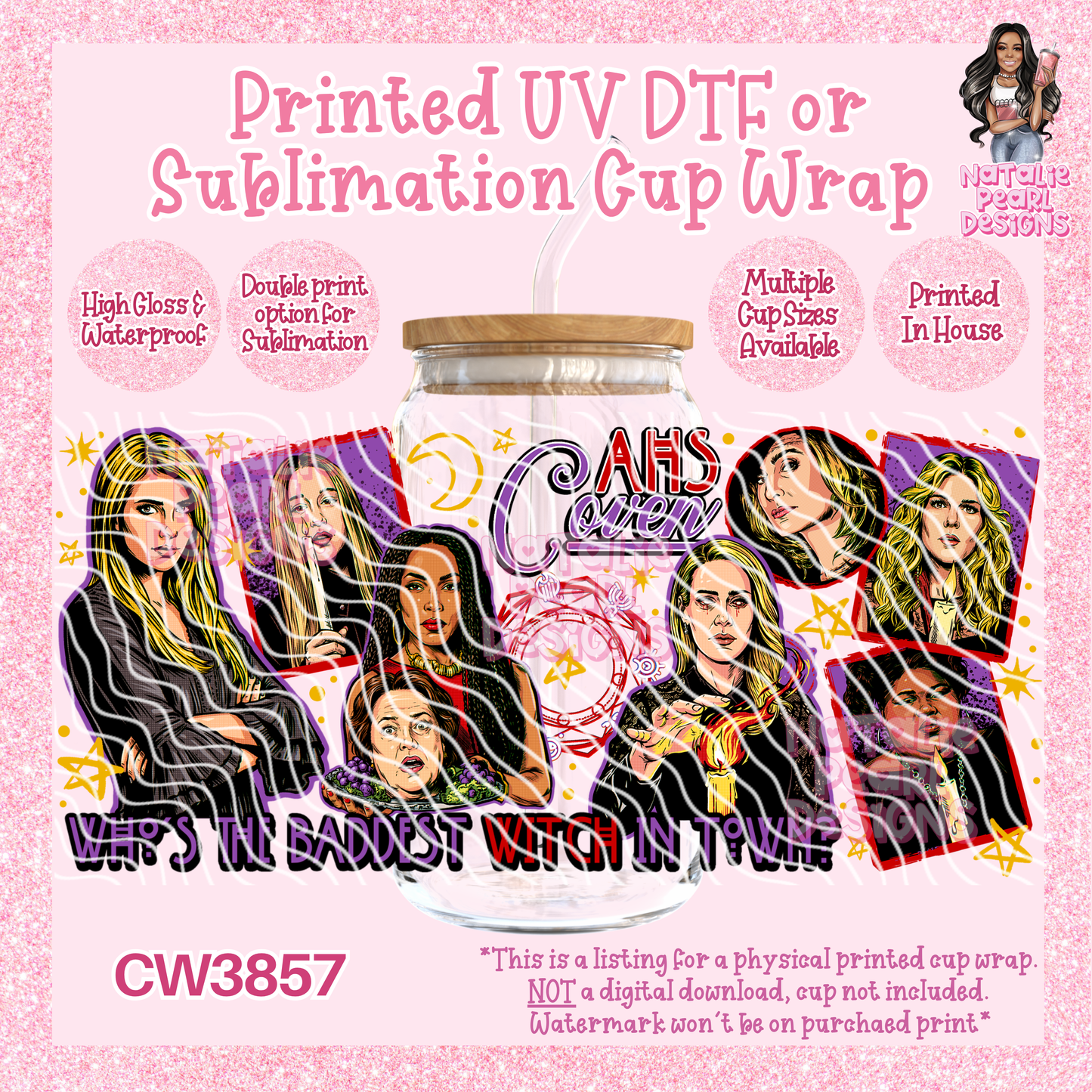 CW3857 UV DTF/SUB Cup Wraps