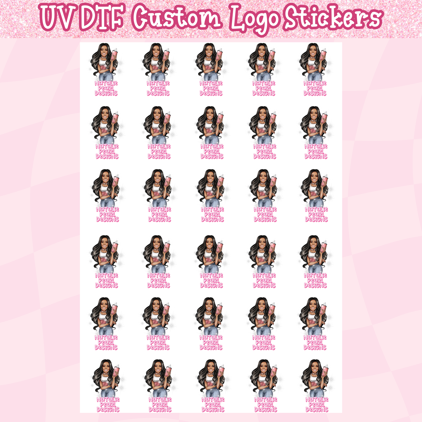 Custom UV DTF Logo Stickers(Any Shape)