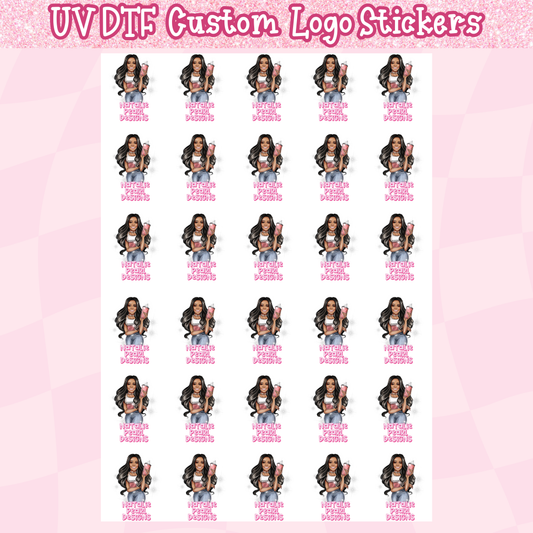 Custom UV DTF Logo Stickers(Any Shape)