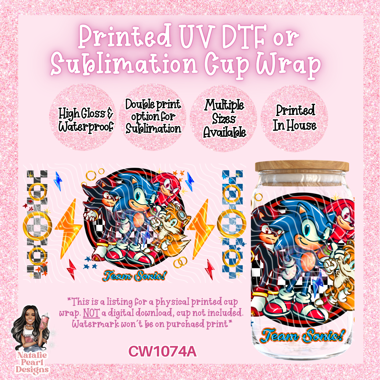 CW1074A UV DTF/SUB Cup Wrap
