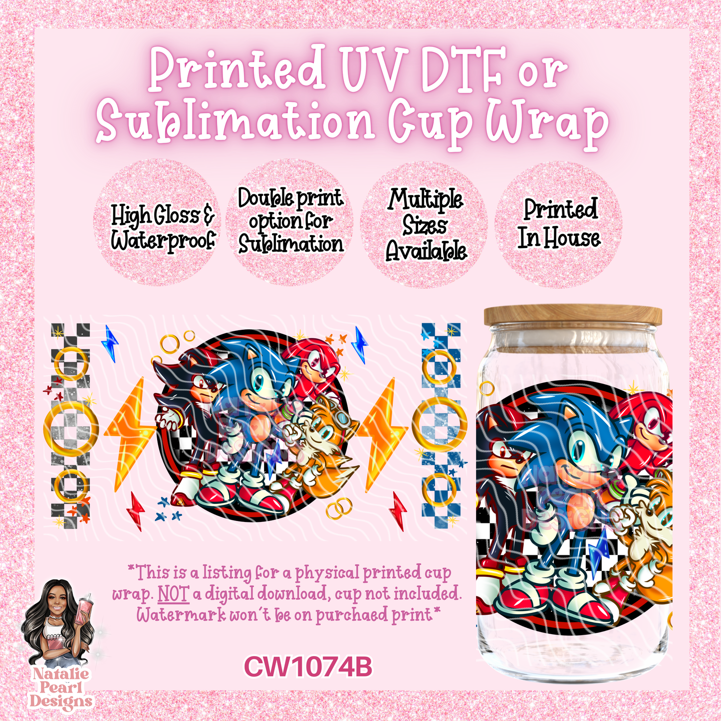 CW1074B UV DTF/SUB Cup Wrap