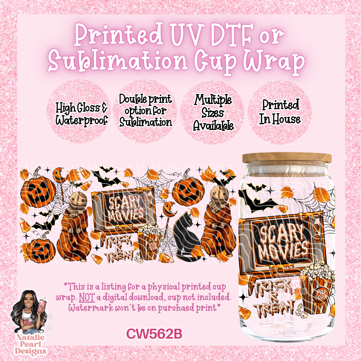 CW562B UV DTF/SUB Cup Wrap