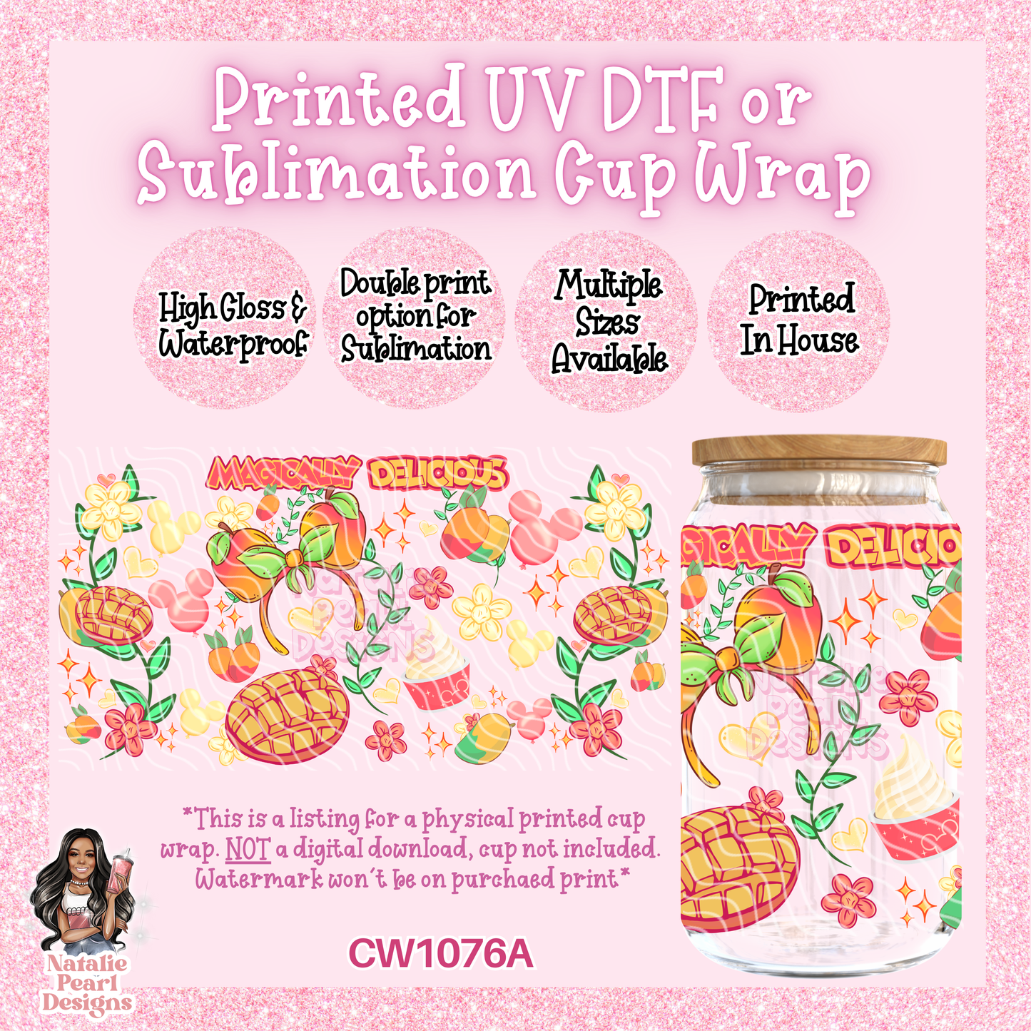 CW1076A UV DTF/SUB Cup Wrap