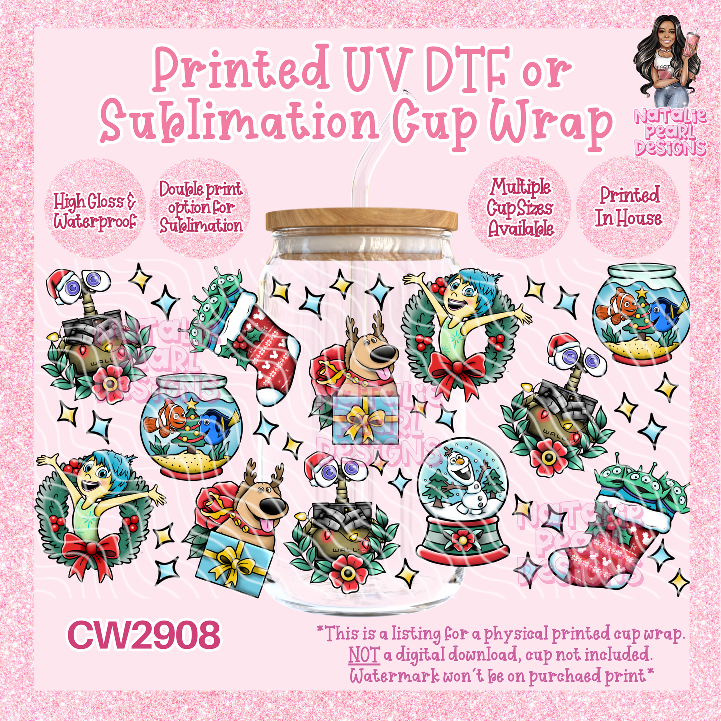 CW2908 UV DTF/SUB Cup Wraps