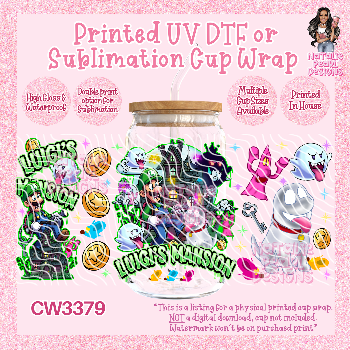 CW3379 UV DTF/SUB Cup Wraps