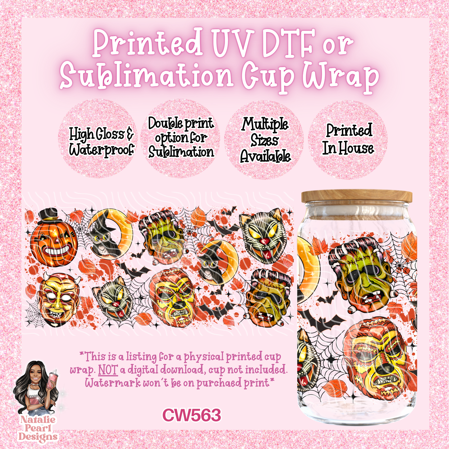 CW563 UV DTF/SUB Cup Wrap