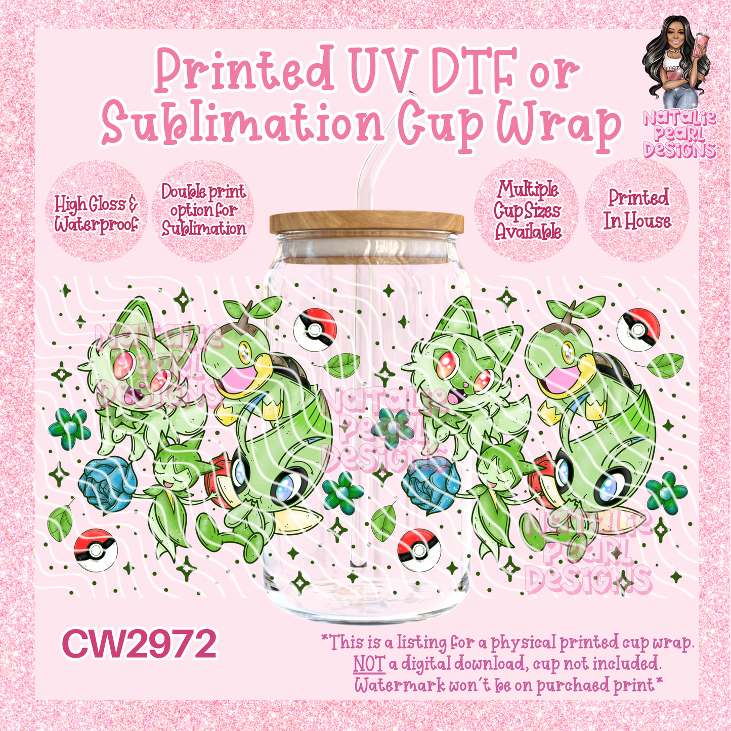 CW2972 UV DTF/SUB Cup Wraps