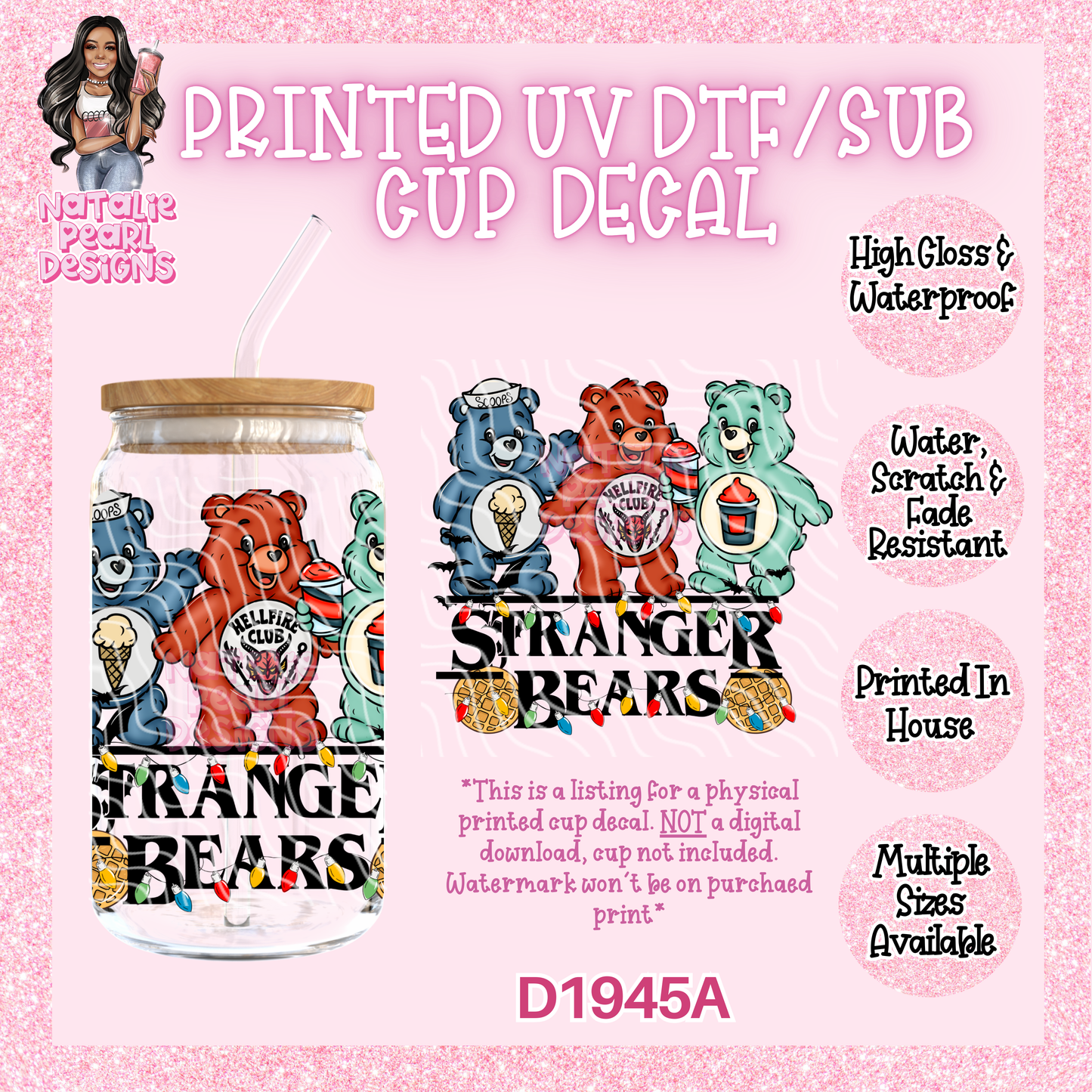 D1945A UV DTF/Sub Decal