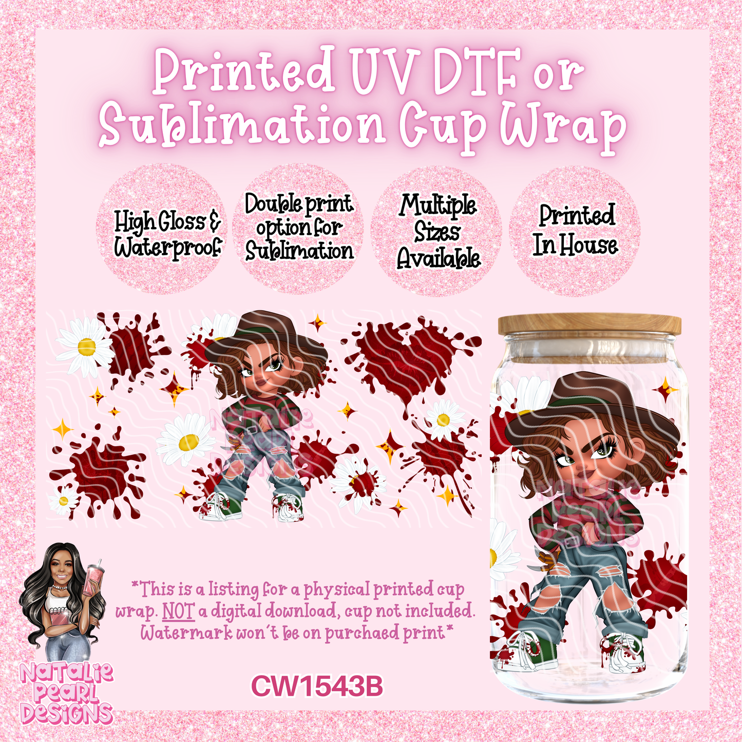 CW1543B UV DTF/SUB Cup Wrap