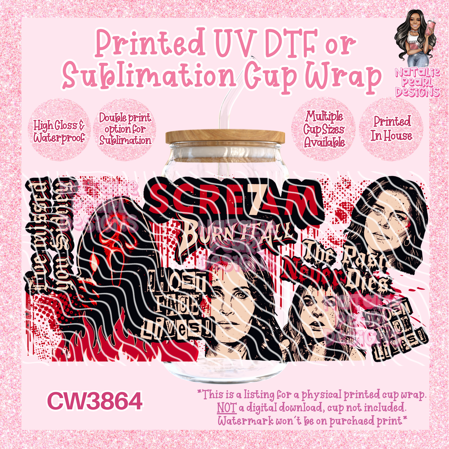 CW3864 UV DTF/SUB Cup Wraps