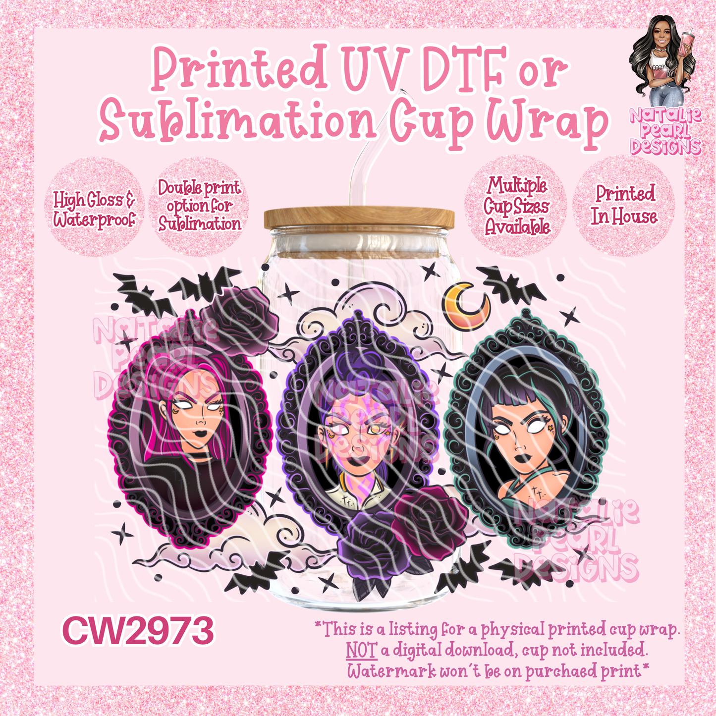 CW2973 UV DTF/SUB Cup Wraps