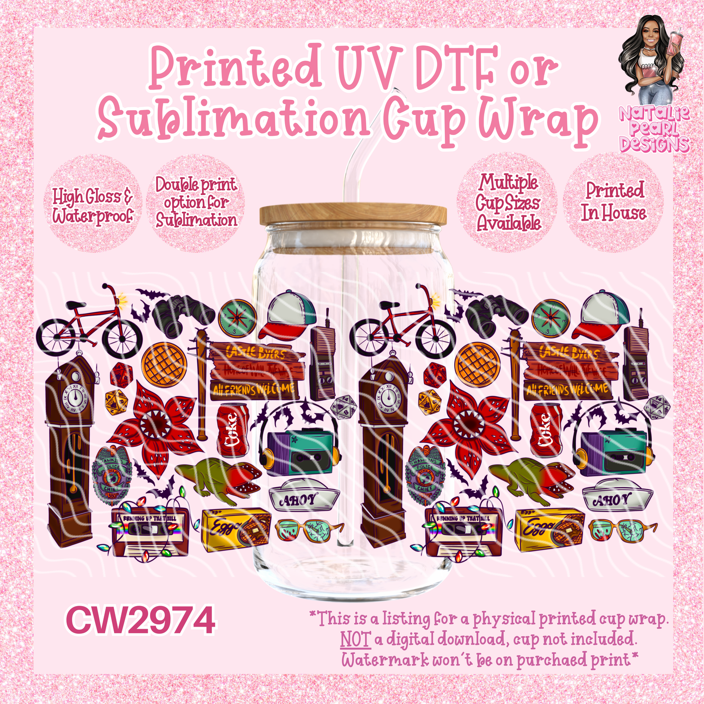 CW2974 UV DTF/SUB Cup Wraps