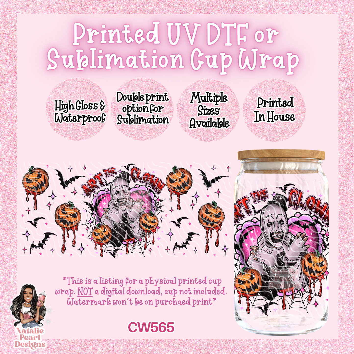 CW565 UV DTF/SUB Cup Wrap