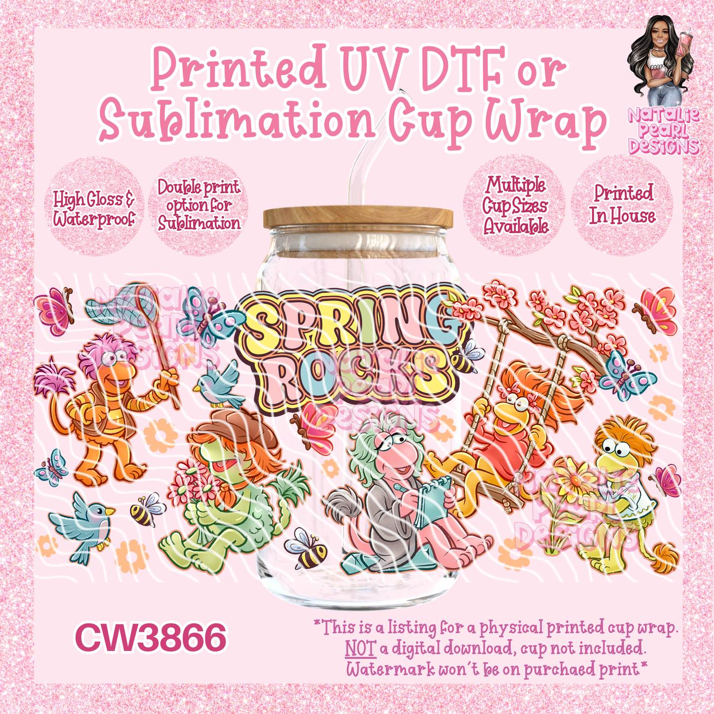 CW3866 UV DTF/SUB Cup Wraps