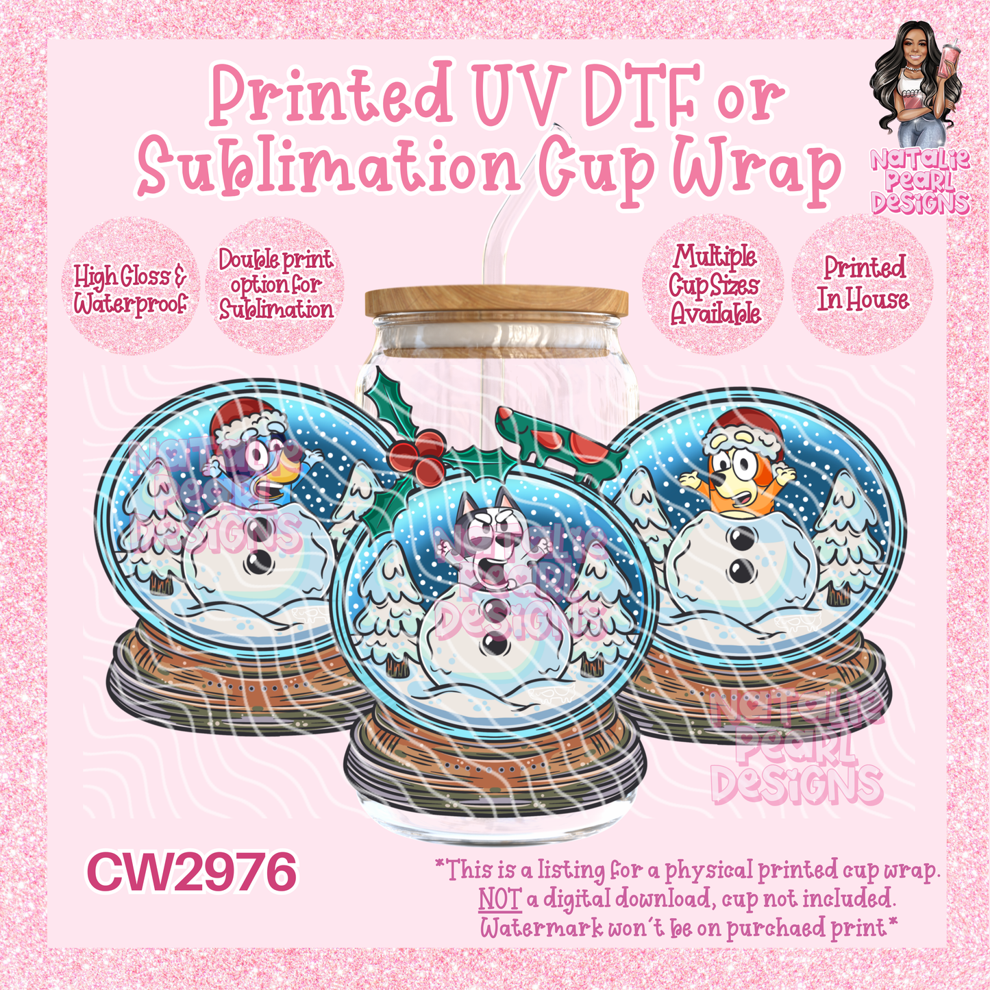 CW2976 UV DTF/SUB Cup Wraps