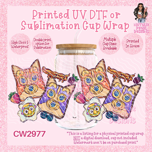 CW2977 UV DTF/SUB Cup Wraps