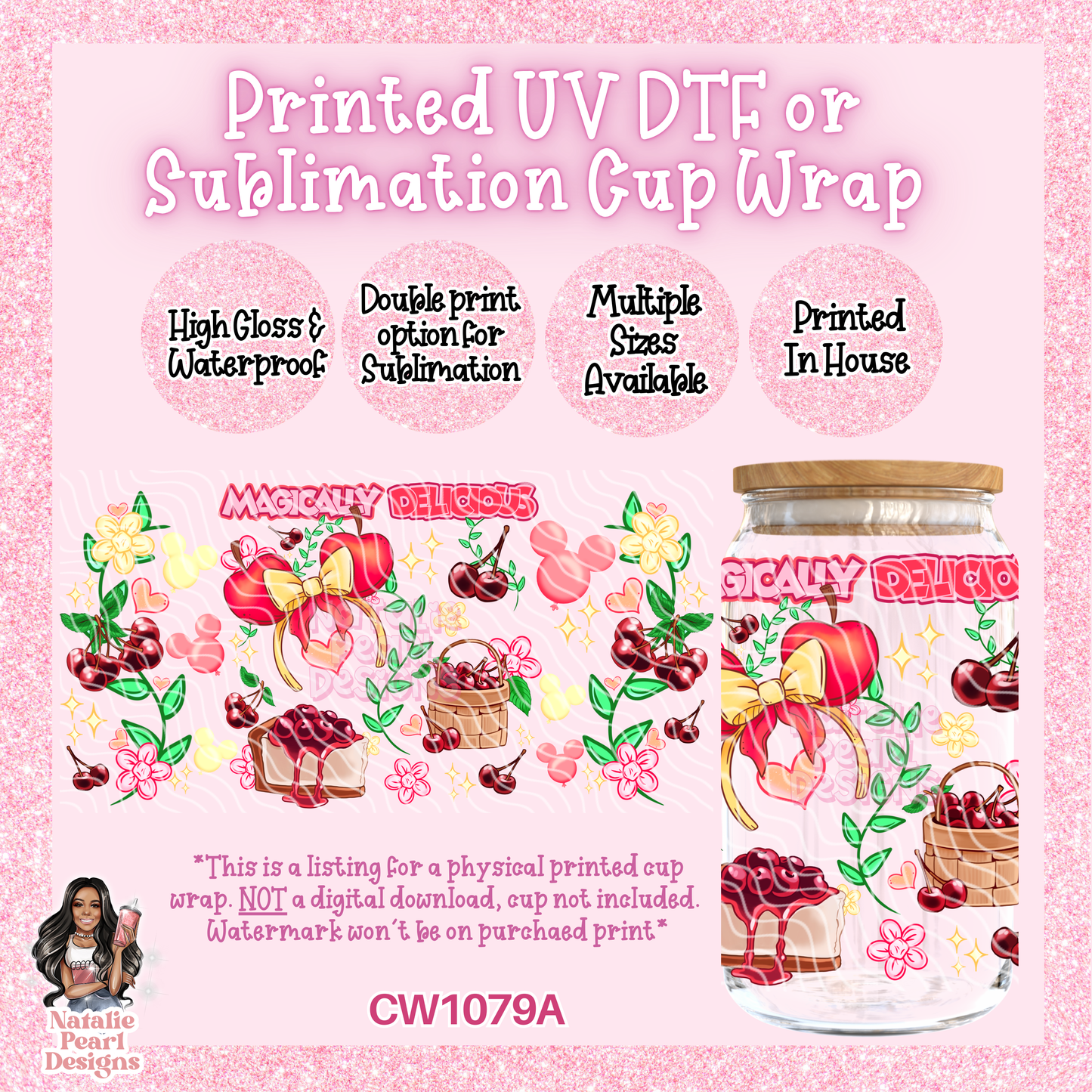 CW1079A UV DTF/SUB Cup Wrap