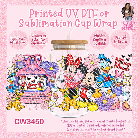 CW3450 UV DTF/SUB Cup Wraps