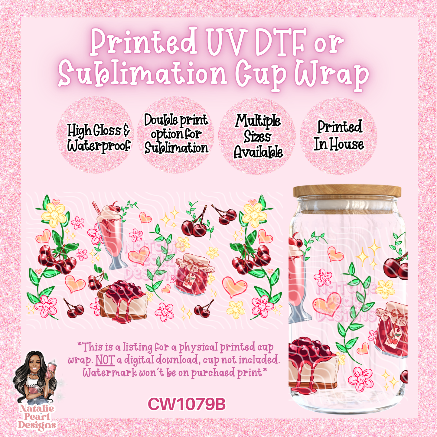 CW1079B UV DTF/SUB Cup Wrap