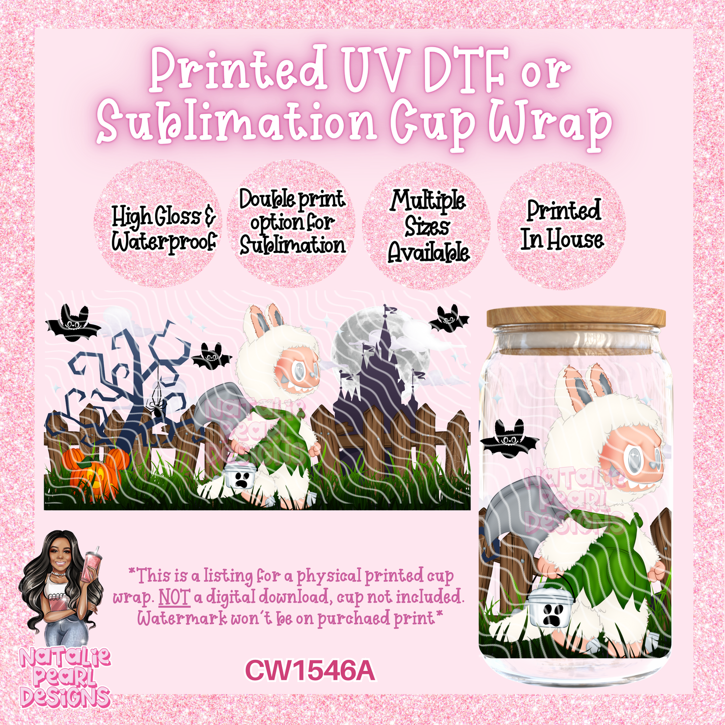 CW1546A UV DTF/SUB Cup Wrap
