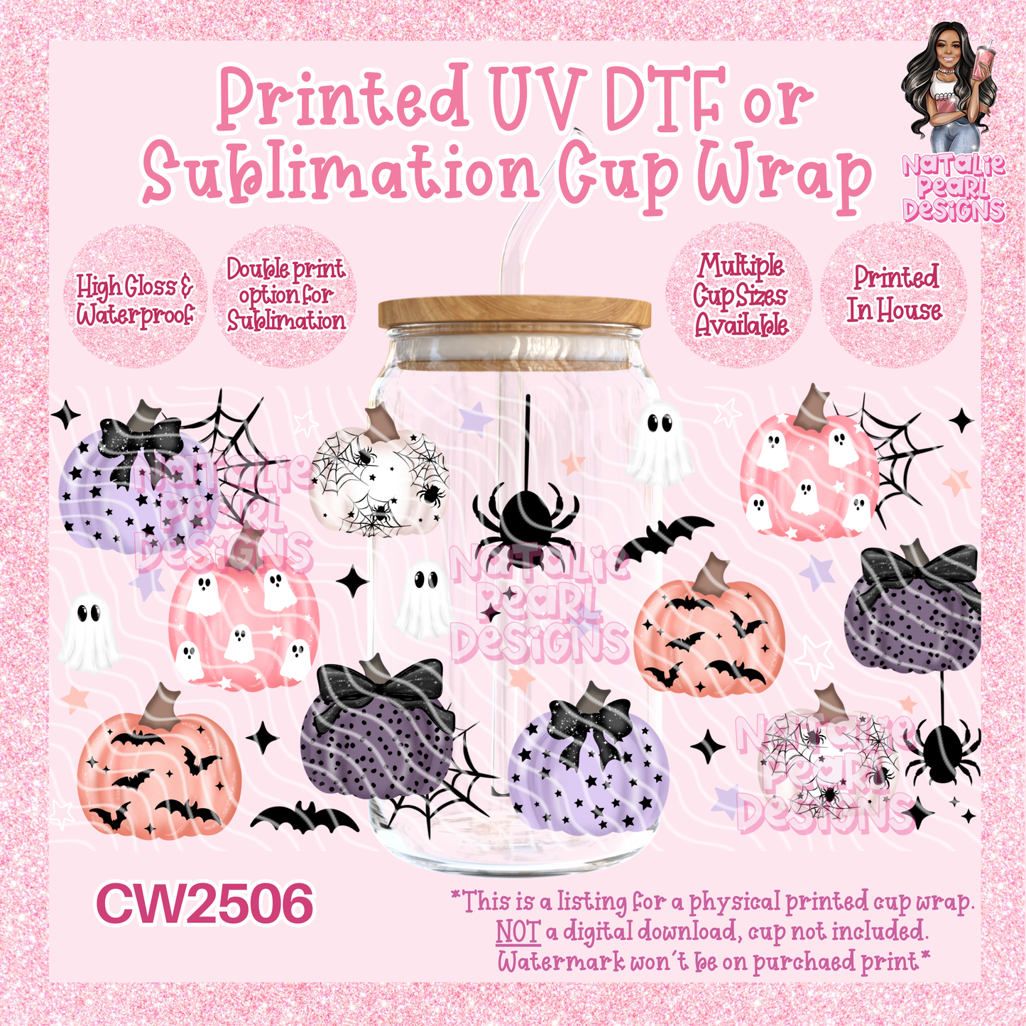 CW2506 UV DTF/SUB Cup Wraps