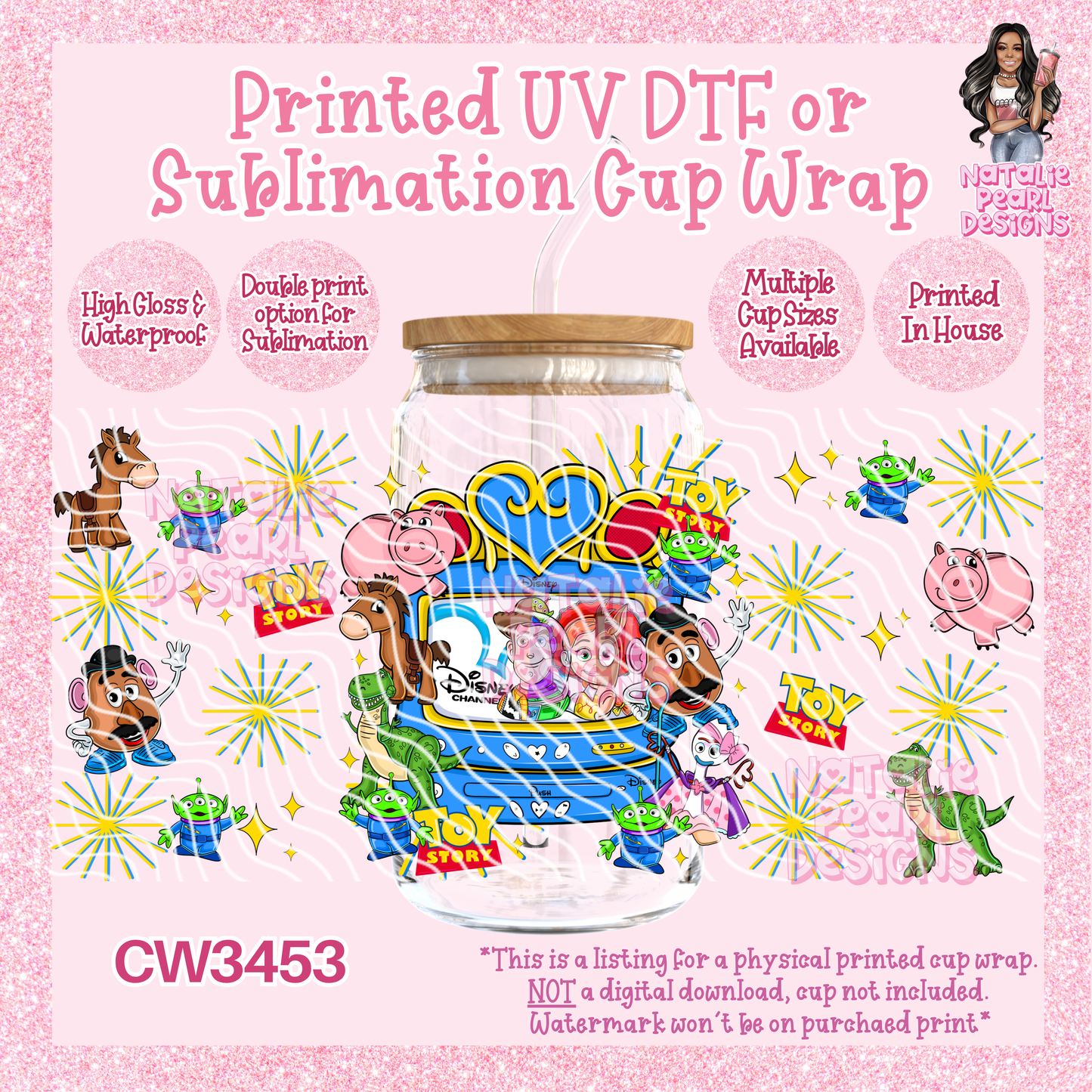 CW3453 UV DTF/SUB Cup Wraps
