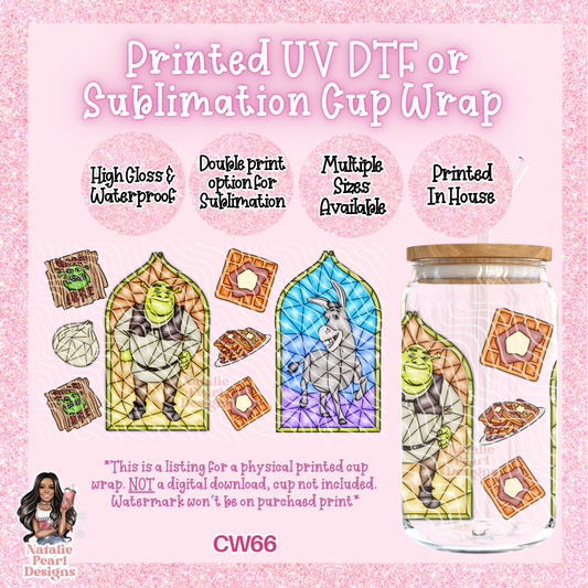 CW66 UV DTF/SUB Cup Wrap