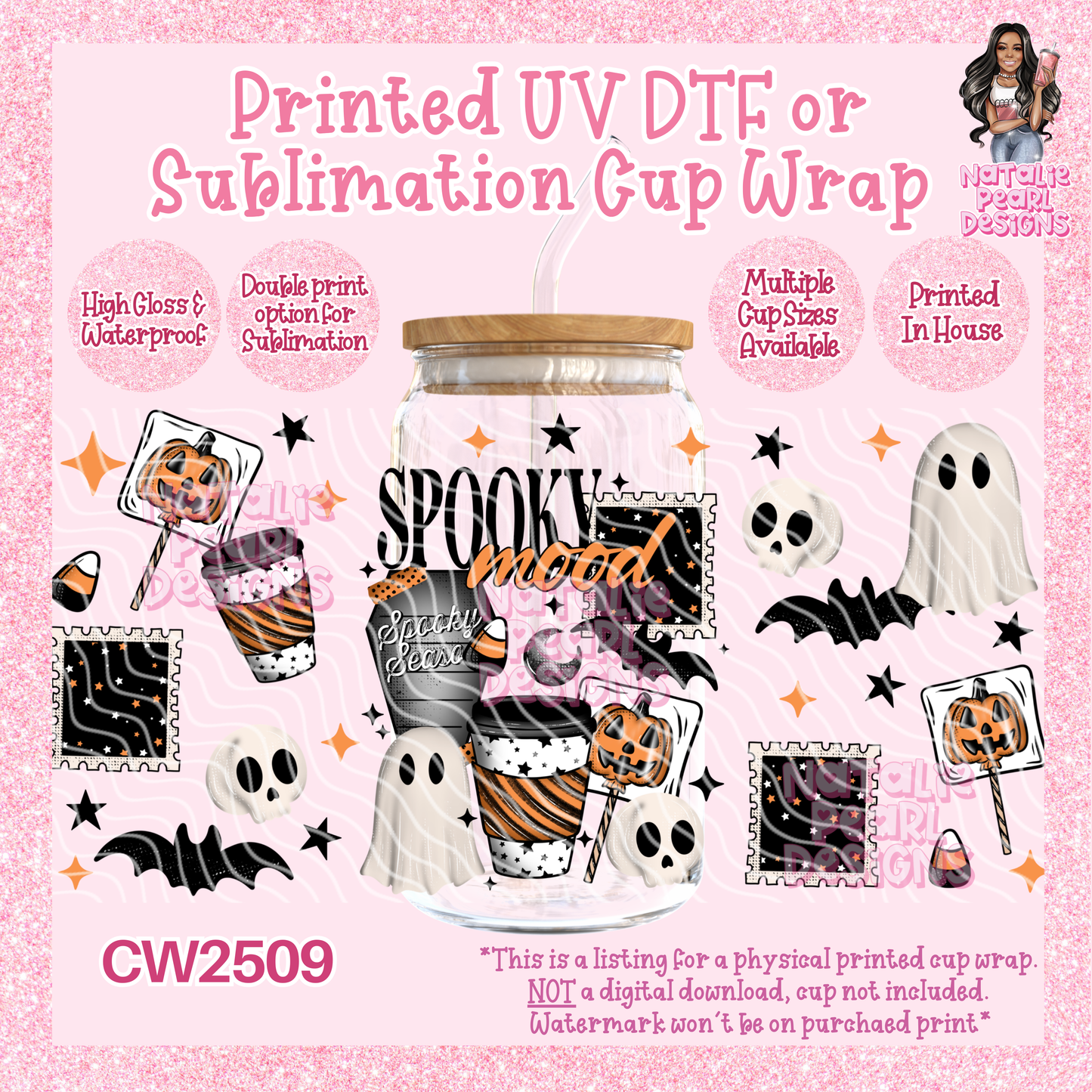 CW2509 UV DTF/SUB Cup Wraps
