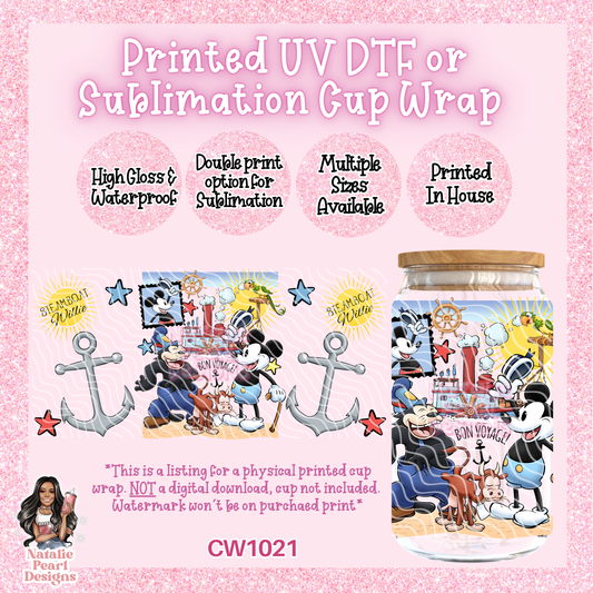 CW1021 UV DTF/SUB Cup Wrap