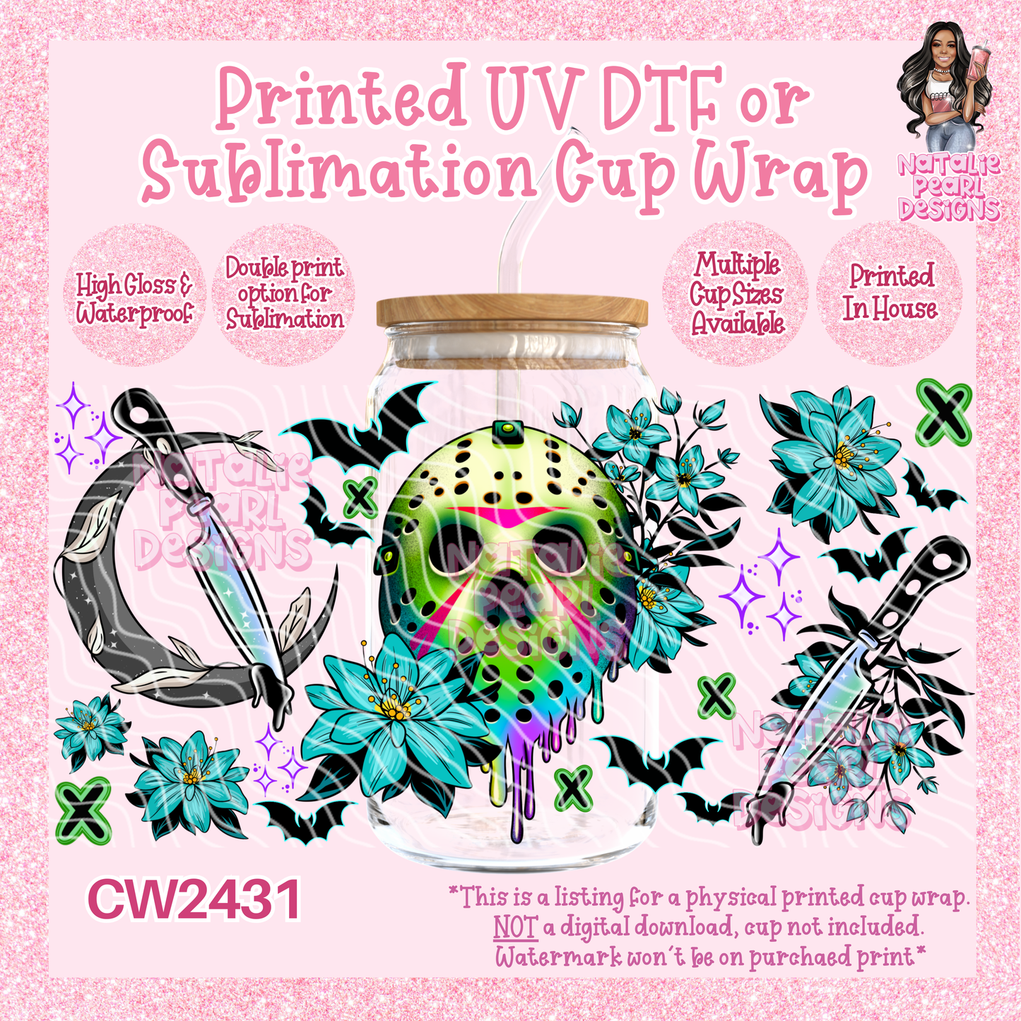 CW2431 UV DTF/SUB Cup Wraps