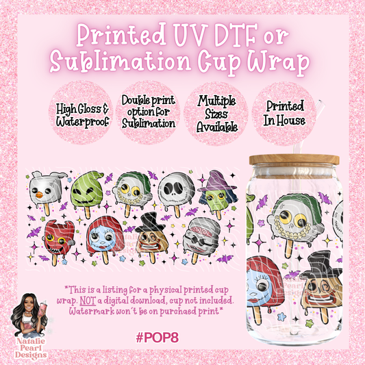 POP8 UV DTF/SUB Cup Wrap