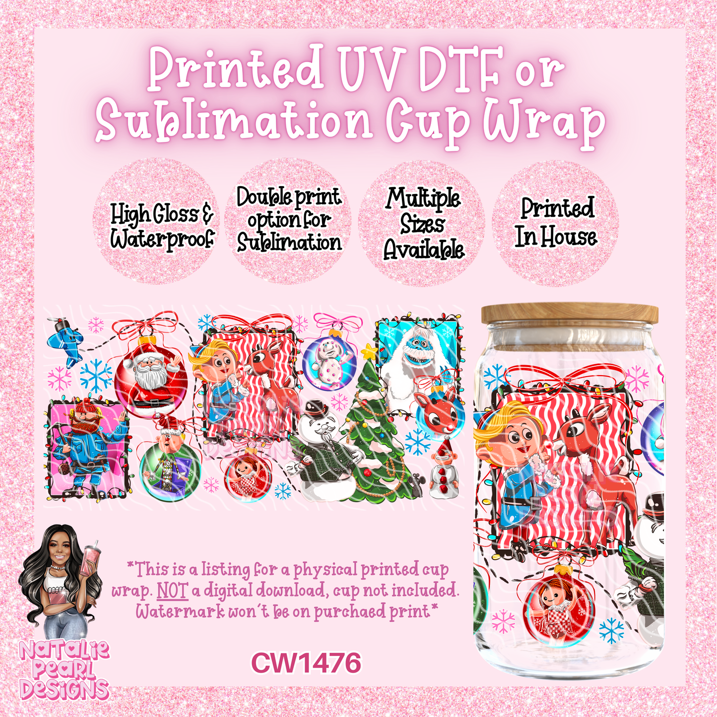 CW1476 UV DTF/SUB Cup Wrap