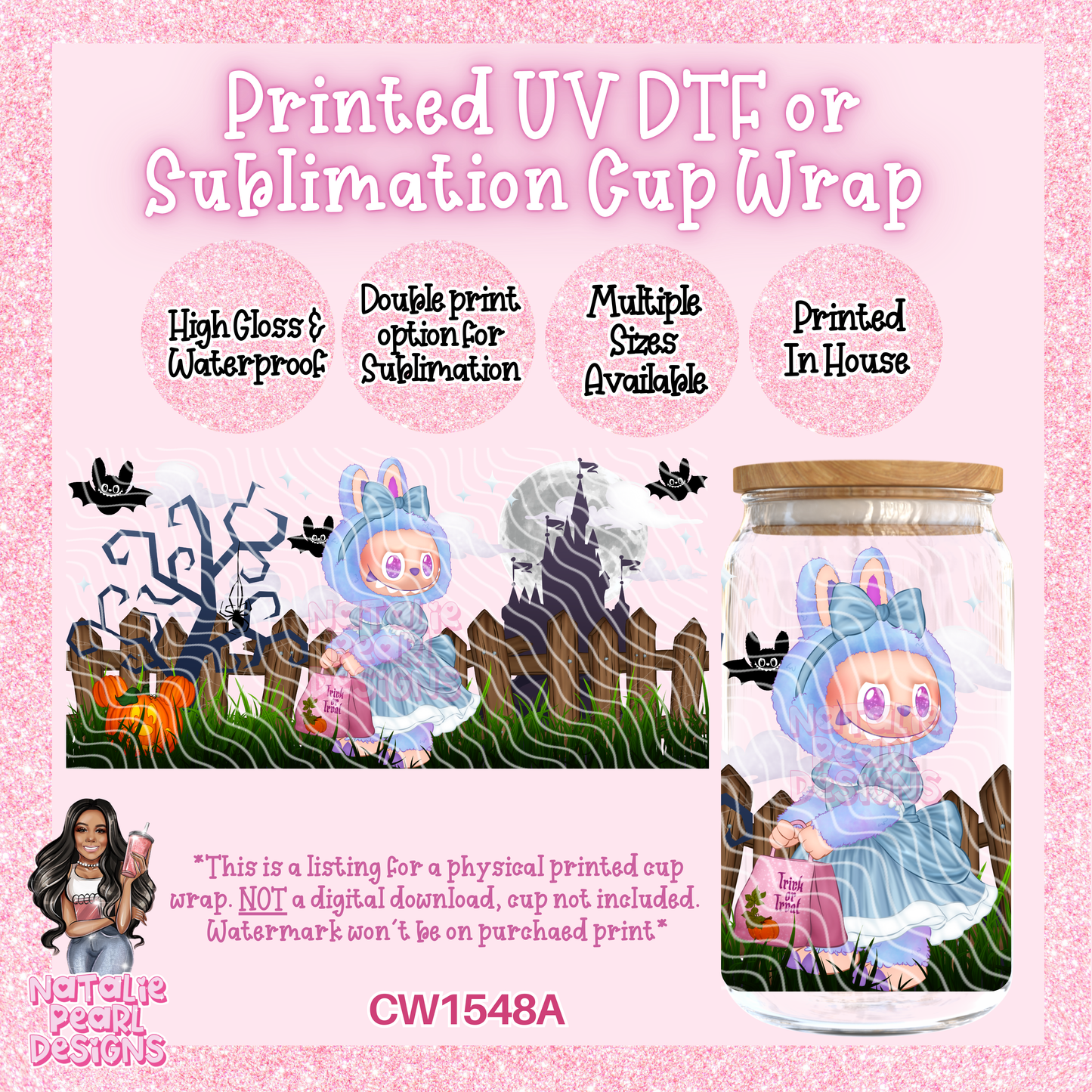 CW1548A UV DTF/SUB Cup Wrap