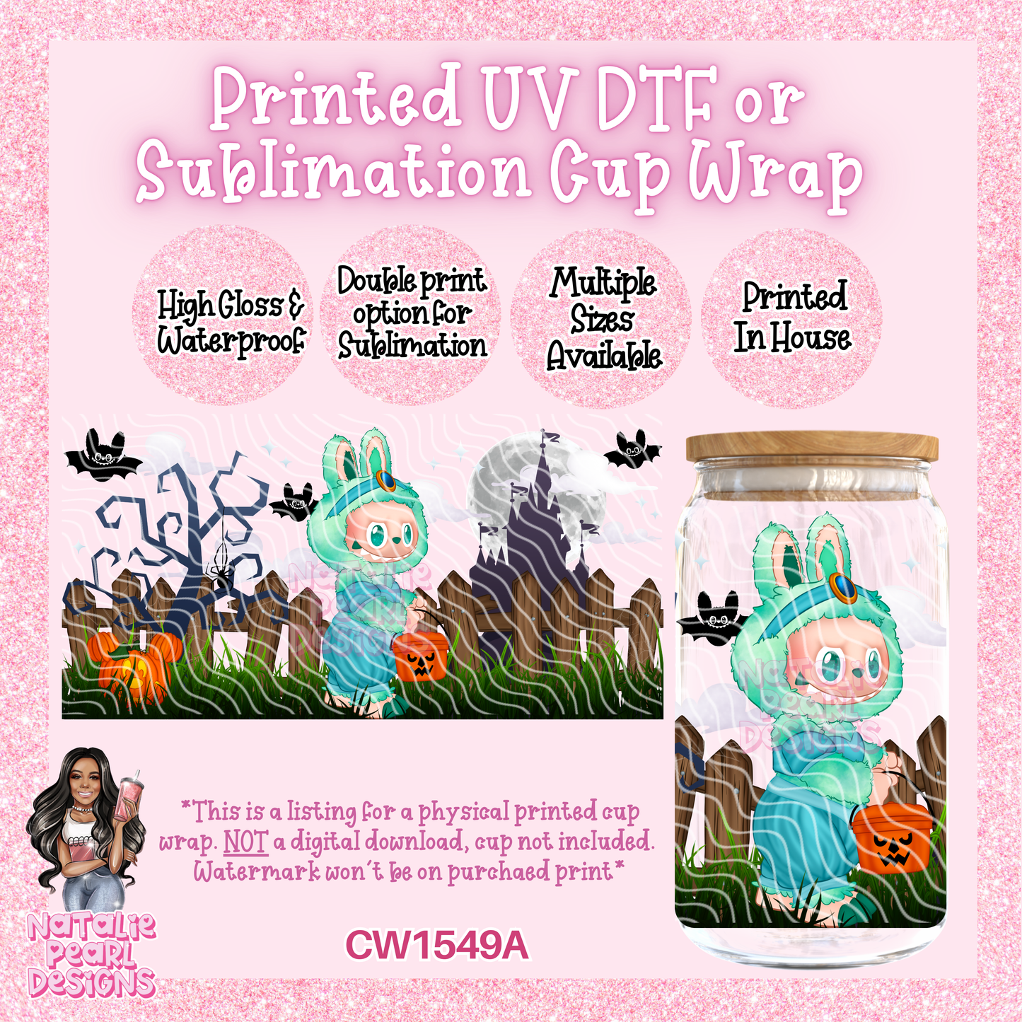CW1549A UV DTF/SUB Cup Wrap